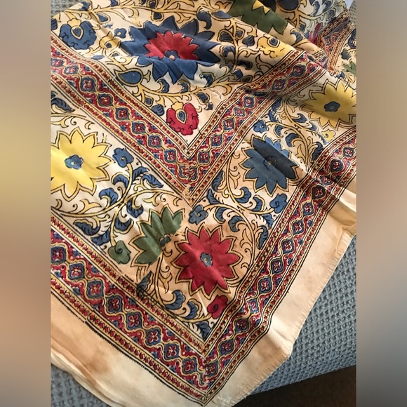 Flaw Beautiful Vibrant Color Cotton Twin Size Bedding Made In Pakistan Karavan - Picture 9 of 13